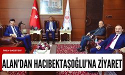 Cumhuriyet Başsavcısı Alan Vali Hacıbektaşoğlu'nu ziyaret etti...