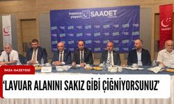 Saadet Partisi Başkanı Burak Erol AK Partili Zonguldak Belediyesine tepki gösterdi!