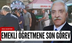 Emekli öğretmen Erhan Divitçioğlu'na son görev...