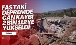 Fas'taki depremde can kaybı 2 bin 112'ye yükseldi...