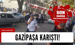 Gazipaşa'da kaza ortalığı karıştırdı!