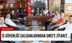 İş güvenliği çalışanlarından Gmis'e ziyaret...