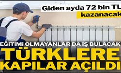 Almanya, Türk iş gücüne kapıları açtı: 60 bin kaloriferci ve su tesisatçısı aranıyor!..
