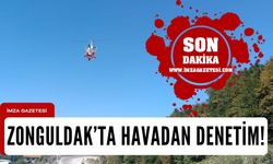 Zonguldak'ta Cayrokopter ile havadan denetim!
