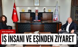 İş İnsanı Zeki Çolak ve Dr. Öğr. Üyesi Sinem Çolak'tan rektör Özölçer'e ziyaret...