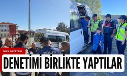 Jandarma ve polis birlikte denetim yaptı!