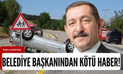 Kastamonu Belediye Başkanı Galip Rahmi Vidinlioğlu trafik kazası yaptı!