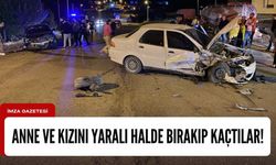 Kastamonu'da feci kaza! Anne ve kızını yaralı halde bırakıp olay yerinden kaçtı!