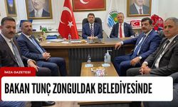 Adalet Bakanı Yılmaz Tunç, Zonguldak Belediyesinde