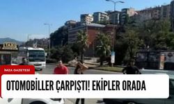 Otomobiller çarpıştı! Ekipler olay yerine sevk edildi