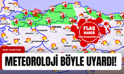 Meteorolojiden görsel uyarı! Marmaradan Doğu Karadenize...
