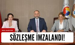 Sözleşme imzalandı...