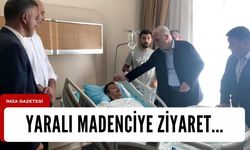 TÜRK-İŞ Genel Başkanı Atalay ve Yeşil’den yaralı madenciye ziyaret...
