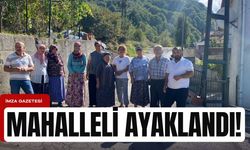 Zonguldak'ın ilçesinde, gaz gelmeyince gaza geldiler!