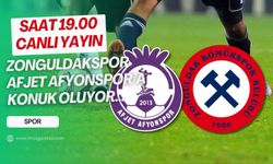 Afjet Afyonspor-Zonguldakspor maçında gol sesi... Canlı Yayın