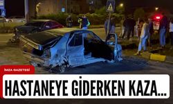 Ankara'da hastanedeki çocuğunun yanına giderken zonguldak'ta kaza yaptı...