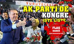 Ak Parti, büyük kongresi... İşte liste... Zonguldak'tan tanıdık isim listede...
