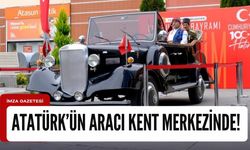 Atatürk'ün tören aracı olarak kullandığı otomobil Kastamonu'da!