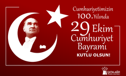 Çates 29 Ekim Cumhuriyet Bayramı ilanı...