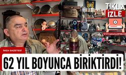 Emekli öğretmen yıllarca antika biriktirdi...