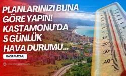 Kastamonu'da hafta sonu hava nasıl olacak? 5 günlük hava durumu...