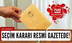 Karar resmi gazetede... Yerel seçimler o tarihte!