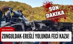 Zonguldak-Ereğli yolunda kaza! Ekipler sevk edildi