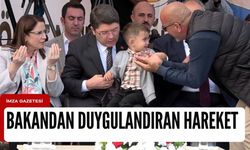 Bakan Tunç’tan şehit madenci çocuğuna sevgi…