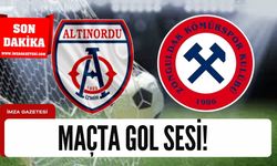 Zonguldak Kömürspor- Altınordu maçında gol sesi!