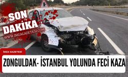 Zonguldak-İstanbul yolu üzerinde feci kaza!