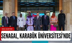 Karabük Üniversitesi rektörü Kırışık, Senegal Dışişleri Bakanı Seck'i ağırladı