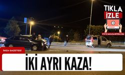 Karabük'te iki ayrı kaza kamerada!