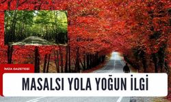 Masalsı yola yoğun ilgi...