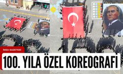 Öğrencilerden cumhuriyetin 100. yılına özel koreografi!