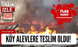 On ev cayır cayır yandı! Köy kullanılamaz hale geldi