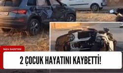 Otomobil ile ATV çarpışmasında 2 çocuk hayatını kaybetti