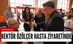 Rektör Özölçer 26 Ekim Hasta Hakları Günü için hastaları ziyaret etti!