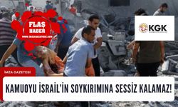 KGK: Dünya kamuoyu İsrail’in soykırımına sessiz kalamaz!