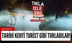 Tarihi Osmanlı kentini turist edasıyla turladılar!