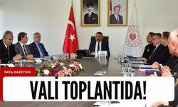Vali Osman Hacıbektaşoğlu toplantıda!