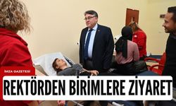 ZBEÜ rektöründen üniversite birimlerine ziyaret..