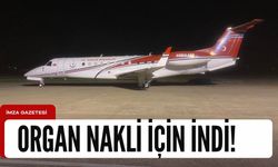 Zonguldak Havalimanına bu sefer organ nakli için uçak indi...