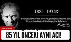 85 yıl önceki acı hala taze! " Atatürk'ünü kaybettin için yandı"