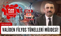 Vali Osman Hacıbektaşoğlu, Filyos tünelleri müjdesini verdi...