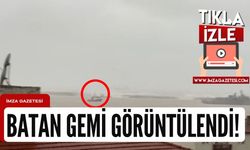 Batan Türk yük gemisinin yeni görüntüleri ortaya çıktı!