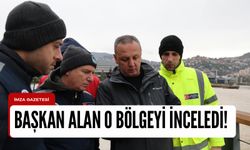 Ömer Selim Alan, sahil bandını inceledi!