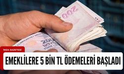 Çalışmayan emeklilere 5 bin TL ödemeleri başladı!