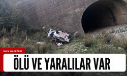 Dere yatağına düşen otomobilde can pazarı!