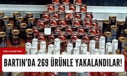 Bartın'da 269 ürünle yakalandılar!