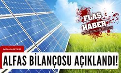 ALFAS'ın tahmin edilen ve gerçekleşen bilanço rakamları...